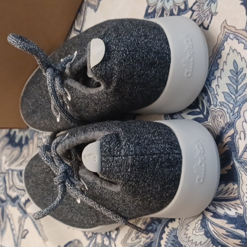 New Allbirds Womens Dark Gray Knit Washable Sneakers SZ 10 - Picture 8 of 11